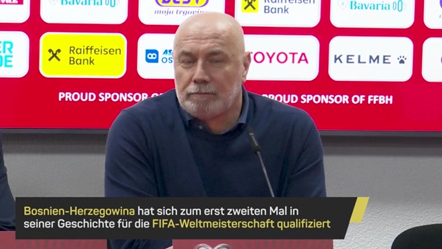 Bosnien feiert nach gesichertem WM-Traum Bosnien feiert nach gesichertem WM-Traum