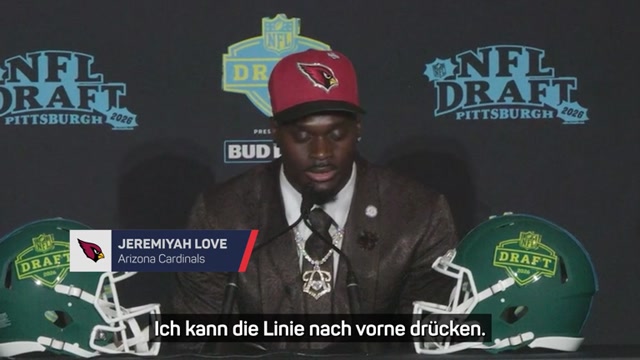 Love über Draft-Pick: "Bin das Komplettpaket"