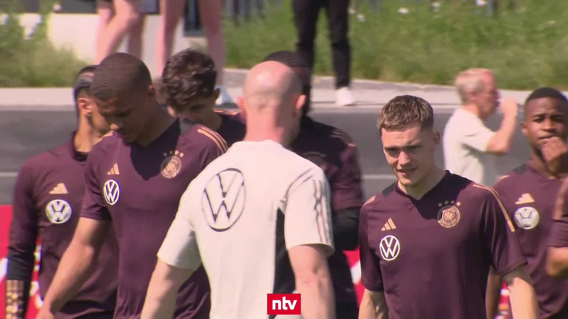 Beste Stimmung beim DFB-Team