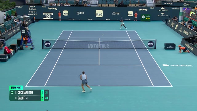 Highlights: Gauff besiegt Cocciaretto