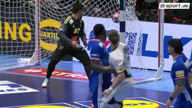 Highlights: DHB-Team rackert Les Bleus nieder Highlights: DHB-Team rackert Les Bleus nieder