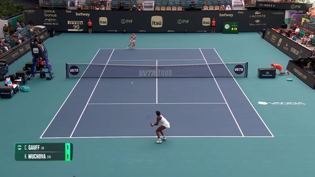 Gauff demonstriert Stärke gegen Muchova