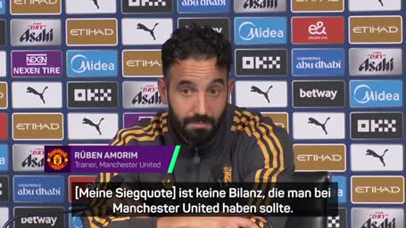 Amorim: "Ich werde mich nicht ändern"
