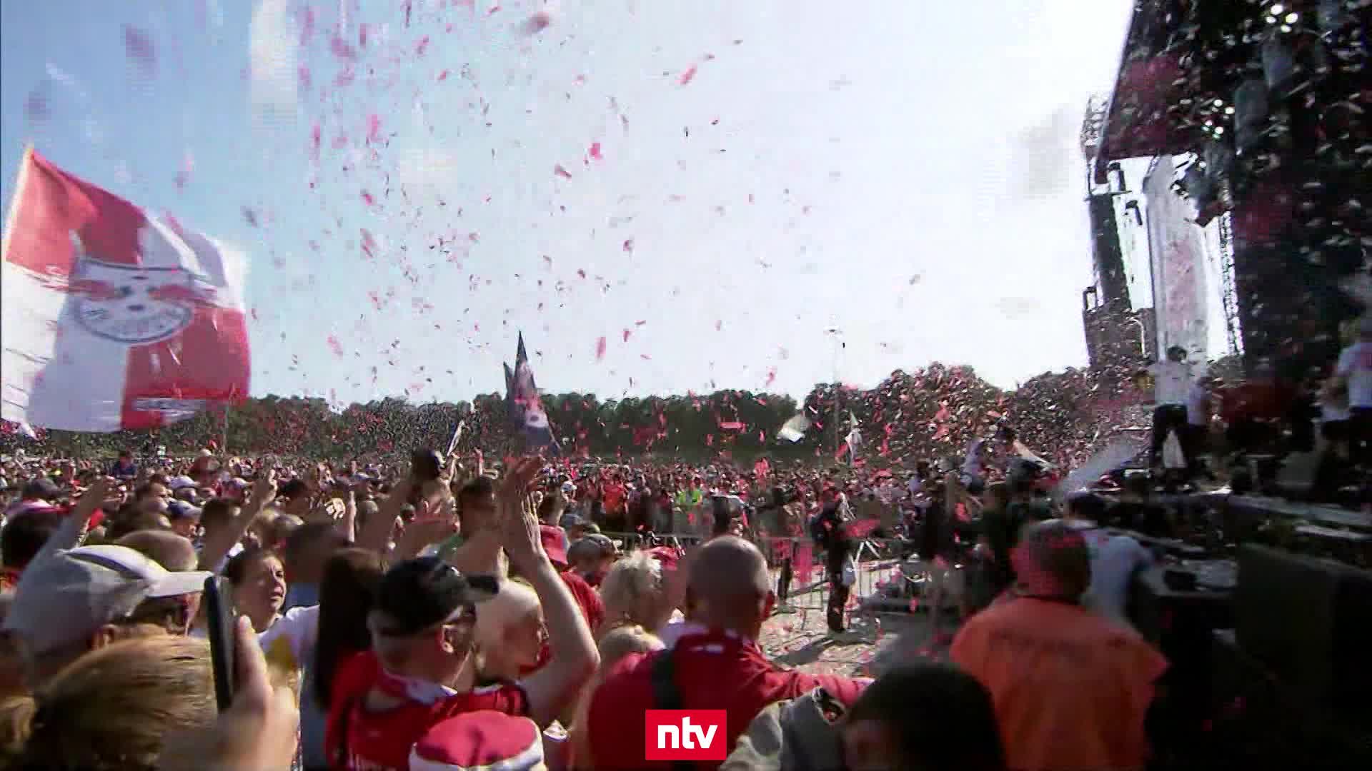 So feiert Leipzig seine Pokalhelden