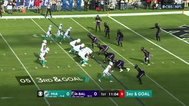 Tagovailoa findet Wilson in der Endzone