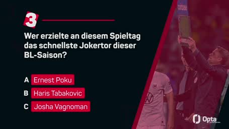 Aufgepasst?! Das Bundesliga-Quiz zum 5. Spieltag