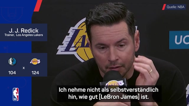 Redick huldigt LeBron: "23 Jahre in der Prime" Redick huldigt LeBron: "23 Jahre in der Prime"
