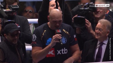 Fury und Joshua liefern sich Wortgefecht am Ring