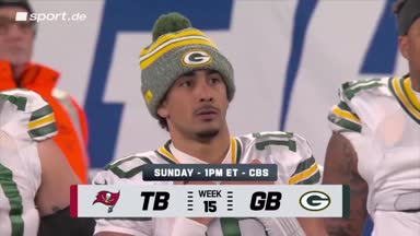 NFL Preview: Bucs reisen ins kalte Green Bay