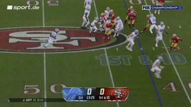 Williams bringt Lions mit Jet Sweep in Front