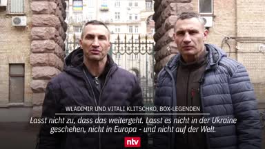 Klitschkos senden dramatischen Appell aus Kiew