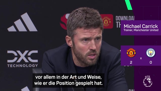 Carrick: Fernandes "hat den Unterschied gemacht"