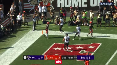 Dritter TD! Lamar Jackson und die Ravens sind on fire