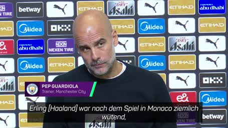 Guardiola: Haalands Wut "kein Problem"