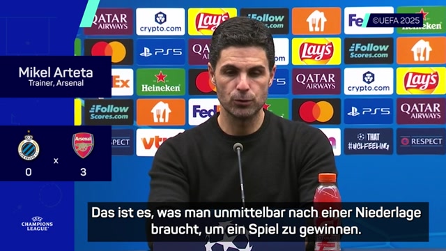 Arteta: Dieser Sieg zeigt, wie stabil wir sind Arteta: Dieser Sieg zeigt, wie stabil wir sind