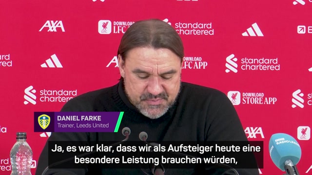 Farke nach Punkt in Anfield: "Gut für die Stimmung"