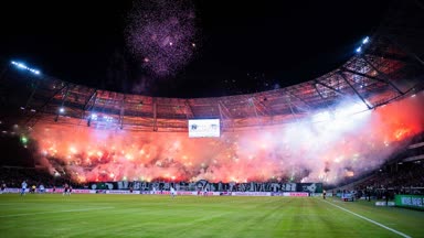 Hannover-Fans zünden irres Feuerwerk