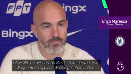 Maresca zu Rooney: "Jeder kann sagen, was er will" Maresca zu Rooney: "Jeder kann sagen, was er will"