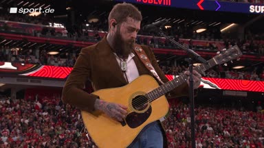 Post Malone performt America The Beautiful