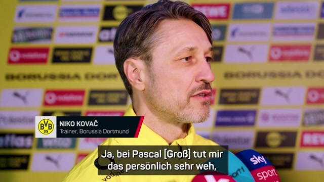 Kovač beklagt Groß-Wechsel