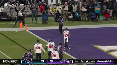 Agholor erzielt ersten Touchdown für Ravens