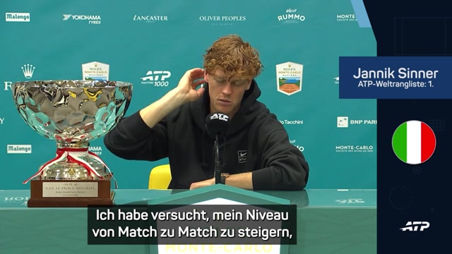 Sinner feiert "unglaubliche Woche"