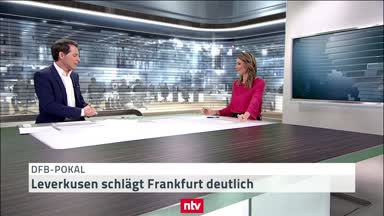 DFB-Pokal: Leverkusen schlägt Frankfurt deutlich