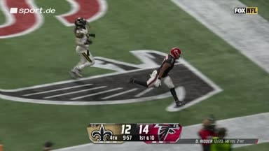 Bijan Robinson mit Touchdowns-Catch