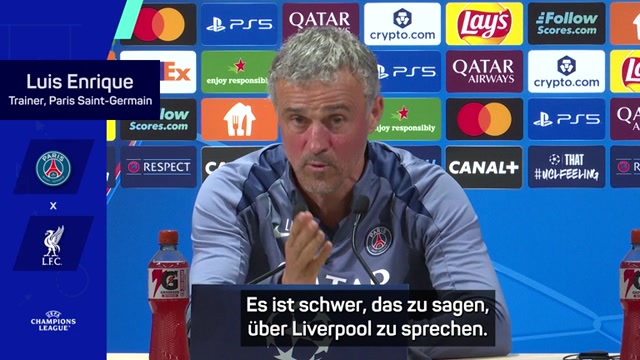 Enrique vor Liverpool-Duell: "Gibt keinen Favoriten" Enrique vor Liverpool-Duell: "Gibt keinen Favoriten"