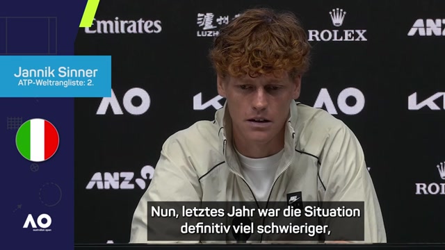 Sinner: "Hat mich als Person stärker gemacht"