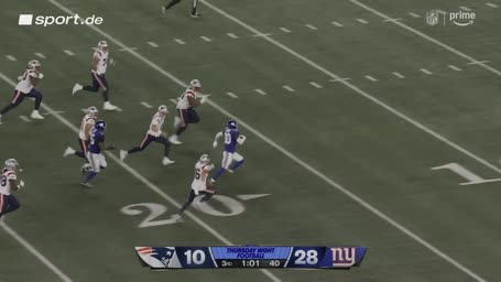 Pick Six! Giants überrennen Patriots