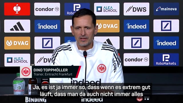 Toppmöller vor Leipzig: "Wir sind auf einem guten Weg"