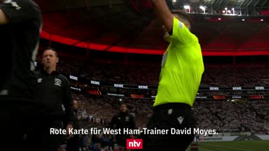 Ausraster in Frankfurt! Moyes sieht Rot