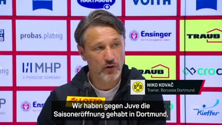 Kovac zu Juve: "Tifosi werden sie nach vorne peitschen"