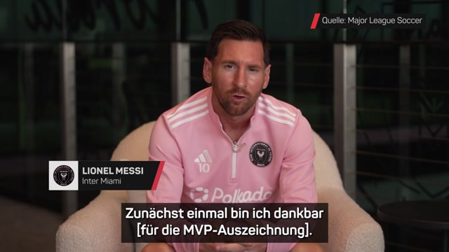 Messi "dankbar" über zweite MVP-Auszeichnung