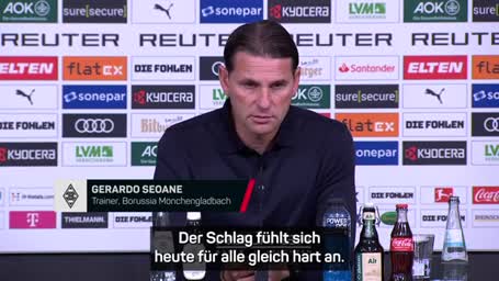 Seoane: "Schlag fühlt sich für alle hart an"