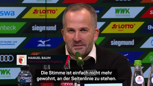 Baum: "Nicht mehr gewohnt, an Seitenlinie zu stehen"