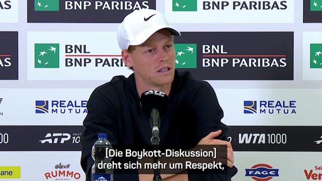 Sinner über Boykott-Drohungen: "Fehlt an Respekt"