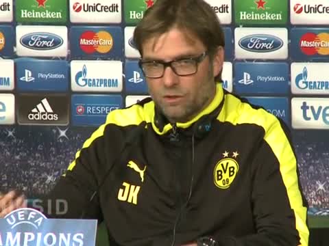 Klopp warnt vor Real: "Da geht die Post ab"