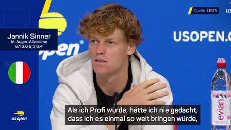 Sinner überwältigt vom Erfolg