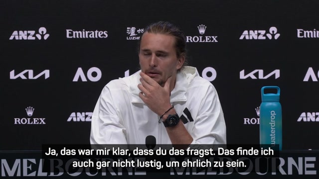 Zverev explodiert: "Den Scheiß könnt ihr machen!"