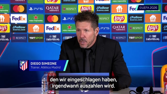 Simeone: "Sollten es nicht nur den Stürmern anlasten"
