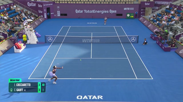 Highlights: Lucky Loser schockt Gauff in Doha