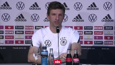 Müller lacht: "Dachte ich habe im Juni frei"