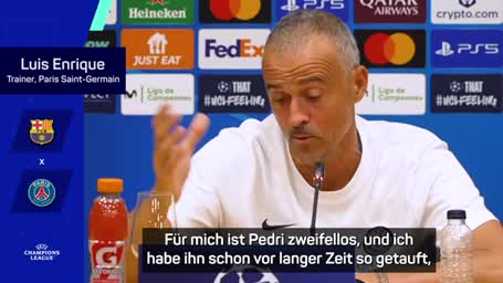 Enrique: "Pedri ist zweifellos Harry Potter"