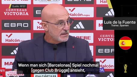 De la Fuente: "Yamal ist in perfekter Verfassung" De la Fuente: "Yamal ist in perfekter Verfassung"