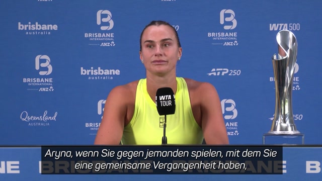 Kein Handshake von Kostjuk? Das sagt Sabalenka
