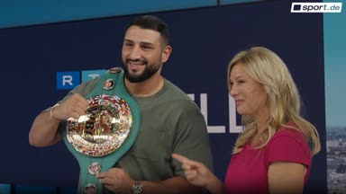 Agit Kabayel zeigt RTL sein WBC-Gold