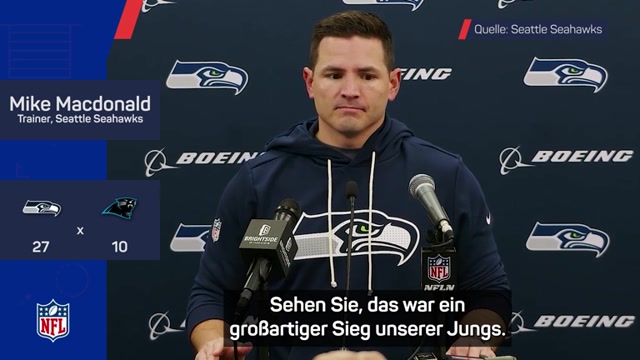 Macdonald: "War ein großartiger Sieg unserer Jungs"