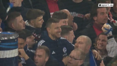 Schalke feiert - und Dzeko ist mittendrin Schalke feiert - und Dzeko ist mittendrin